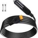 Portable12V/24V car Charger Suitable for Ecoflow Delta/River, Bluetti EB55, Anker 757/767 and XT60 connectors Solar Power Plants, Compatible with Ecoflow Wave 2 Cigarette Lighter Cables