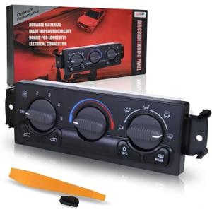 599-218 Front Climate Control Module Heater A/C Air Conditioning Panel Unit, Compatible with 1999-2002 Chevy Silverado Suburban Avalanche 1500 2500 3500 HD, GMC XL Sierra 1500 2500 3500 HD
