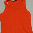 Tahari Women's Three Piece Outfits Striped Tape Patch Tank Tops Bomber Jacket with Sporty Pants Tracksuit Lounge Sets (Large, Red)