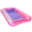 SWIMLINE ORIGINAL Suntan Tub 1-PACK Classic Inflatable Tanning Float Floating Lounge | Pink Personal Tan Pool Hybrid Lounger | Adjustable Pillow | Fill With Water | Reflective Tanning Design