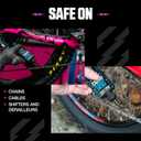 Muc-Off Chain Wet Lube 120ml | Biodegradable Bicycle Chain Lubricant Wet | Reduces Friction & Extends Chain Life | Wax-Based Formula Repels Water | Suitable for MTB & Road Bikes