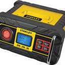 STANLEY BC50BS Fully Automatic 15 Amp 12V Bench Battery Charger/Maintainer with 50A Engine Start, Alternator Check