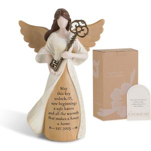 Housewarming Gifts New Home: House Warming Gift for Women Friend Homeowner - Guardian Angel Figurines for New Apartment Party Decorations Entryway Table Decor Ideas Housewarming Gifts New Home: House Warming Gift for Women Friend Homeowner - Guardian Angel Figurines for New Apartment Party Decorations Entryway Table Decor Ideas