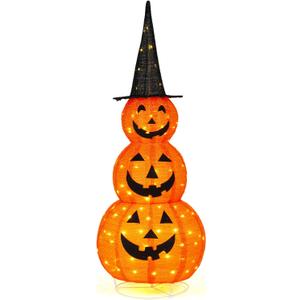 Halloween Decorations 5FT Collapsible Pumpkin Decor