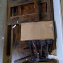 Rolanstar Coffee Table, Lift Top Coffee Table with Drawers and Hidden Compartment, Retro Central Table with Wooden Lift Tabletop, for Living Room,Rustic Brown (39.4")