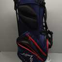 14 Way Dividers Golf Stand Bag Lightweight, Golf Bag for Men Women with Multiple Pockets, Dual Strap and Rain Cover Hood (navy blue)
