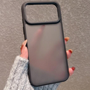 Beyond Military-Grade Protection, Camera Control Button, DIY Buttons, Translucent Matte Slim Thin Shockproof Hard Back Anti-Scratch Phone case for iPhone 17 Pro, Black