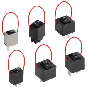 9038 Relay Tester,Fuel Pump Relay Bypass Master Kit for Domestic/Volkswagen/GM/BMW/Chrysler/Audi Replaces# 9036 9037(6 PCS), black