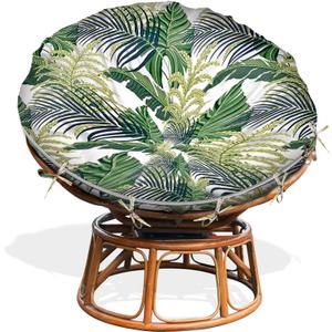 Outdoor Papasan Cushion Cover Only,(for 47in-55in Papasan Cushion Cover Waterproof) Zipper Design for Easy Closure and Removal, Silky Smooth Fabric