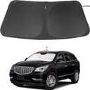 Windshield Sun Shade Custom Fit for 2010-2017 Buick Enclave Accessories Foldable Sunshade Sun Blocker Protect Car from Sun Rays & Heat Damage Keep Car Cooler, Size: Fit Buick Enclave 2010-2017 