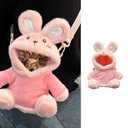 Tiny Puppy Carrier Chest Sling - Extra Small Body Carrier for Up to 3lbs Puppies Kittens, Cute Pack Pouch for Mini Yorkies Teacup Hands-Free Portable Pet Harness for Girls Boys (1lbs Small Black)