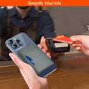 2 x for Magsafe Wallet, Magnetic CardHolder with Adjustable Stand, Phone Card holder with 6 Card Slots, Magnetic Wallet for iPhone 16/15/14/13/12 Series, Not for iPhone 13/12 Mini (White)