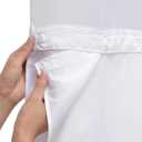 Conbo Mio 3 Pack Hotel Fabric Snap in Shower Curtain Liner Replacement Removable Water Repellent Liner for Bathroom Shower Curtain Liner 70W X 54H