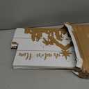 Glitzhome Wooden Tree Collar, Christmas Tree Base Cover, Christmas Tree Collars for Artificial Trees, 24" L Wooden Nativity Scene Xmas Tree Collar for Christmas Decoration