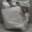 ZYP 8x10 FT Heavy Duty Clear Waterproof Tarps Outdoor Garden Rainproof Covering,Clear Vinyl Tarp with Grommets,Transparent Waterproof Tarpaulin for Covering Henhouse Porch Canopy Plant Camping