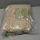 Puncuntex Flannel Fleece Beige Throw Blanket 50"60",Super Soft Plush Cozy Blanket with 3D Jacquard Square Grid Design Luxury for Couch Sofa Chair,Khaki