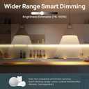 Linkind Smart Light Bulbs, Warm White to Daylight (2700K-6500K), Alexa Light Bulbs, Work with Alexa & Google Home, 60W Equivalent, Efficient 8.5W, 2.4G WiFi Bluetooth LED CRI>90, A19 E26 800LM, 4Pack