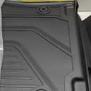 Floor Mats Set for Chrysler Pacifica 2017-2025 2026 7/8 Seats(Only Gas), Fit Voyager 2020-2025, All Weather TPE Backrest Mat Cargo Liner Accessories for Pacifica Touring Series & Select