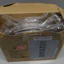 LAMU 2 Pack 2 Tier Lazy Susan Turntable Organizer 9.25'' Rotating Spice Rack Organization for Cabinet, Kitchen, Pantry, Countertop, Bathroom, Vanity, Medicine Cabinet Organizer, Clear