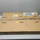 Lufeiya White Small Desk with Fabric Drawers, 47 Inch Computer Desk for Small Space Home Office, Modern Simple Study Writing Table PC Desks, White