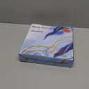 Moving Sand Art Liquid Motion - Moving Sand Art Picture Decor 3D Deep Sea Sandscape, Round Glass Frame Display Flowing Sand Relaxing Toy for Desktop Home Office Work Decoration(Purple, 7")