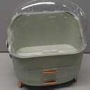 Makeup Organizer Skincare Organizers - Cosmetic Display Cases with Transparent Cover, SkinCare Organizers for Bathroom Countertop, Bedroom Vanity Desk, Lipstick Organizer, Green