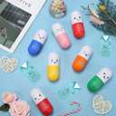 Shappy 24 Set Vitamin Pill Heart Stress Balls Relief Stress 2026 CNA Week Nurse Gift Motivational Squeeze Foam Balls Anger Management Toys with Card Graduation Thank You Appreciation (Vivid Pill)