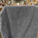 Grey Sofa Cover, Chenille Chair Cover Solid Color Herringbone Textured with Fringed 2 Seater(180X280CM)