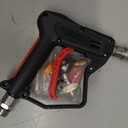 Short Pressure Washer Gun with 1/4" Quick Connector, 4350 PSI High Pressure Washer Gun with 5 Spray Nozzle Tips, 3/8'' Male Plug and M22-14/15mm Fittings, Power Washer Gun Compatible with Foam Cannon