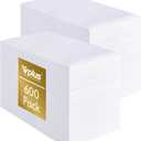 Vplus 600 Pack Paper Napkins, Soft Disposable Dinner Napkins, 3 Ply, White