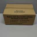 6 Pack Passage Door Handles Matte Black Door Knobs, Interior Door Knobs Square Heavy Duty Non-Locking Handlesets Hall Closet Handles, Reversible for Right & Left Sided Doors