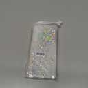 Case for Samsung Galaxy S24 Case Glitter Liquid Cute Clear Phone Case Floating Quicksand Shockproof Protective Bumper Soft TPU Case for Samsung Galaxy S24 Love Sliver YB