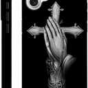 SEized Case Compatible with for iPhone 16,Pray Hands Cross Jesus Phone Case for Girl Women Boy Men,Durable Protection Phone Case for iPhone 16