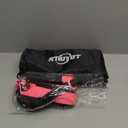 Pedal Resistance Bands with Handles, Upgrade 6-Tubes Manual Tension Training Pedal, Natural Rubber Foot Pedal Resistance Bands, Multifunction Fitness Bands for Abdomen, Waist, Arm, Leg (Pink)