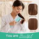 2 x Curly Hair Brush Set,Curl Defining Brush for Curly Hair,Trident Handle Design,Detangling & Shaping & Defining Curls for Women and Girls,Wet or Dry Hair(Green)