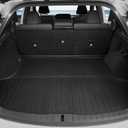 Cargo Mat for 2023-2025 2026 Lexus RX350/RX350H/RX500h(Not for RX450h & PHEV) Accessories,Full Coverage All Weather TPE Cargo Mat with Backrest Mat Trunk Mat Cargo Liner for Lexus RX350 Accessories