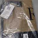 YOOLIFE Personalized Gifts for Women - Initial Jute Tote Bag & Makeup Bag, Birthday Gifts for Women Mom Wife Teacher Friend