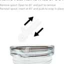 Dreamfocus 30 oz Leak Proof Flip Straw Lid Replacement for Stanley 30 oz Quencher H2.0 and ProTour Tumbler