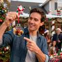 2 x Funny Christmas Ornament 2025  Silly ELF Poop Ornament for Christmas Tree, Hilarious Novelty Christmas Ornaments, Shatterproof White Elephant Gifts for Adults, Coworker Gag Gift Decor (Yellow & Brown)