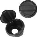 Car Fuel Tank Cover Key Lock Compatible For Jeep JL JLU Wrangler JT Gladiator 2018 2019 2020 2021 2022 2023 2024 2025 Exterior Accessories(Style1)