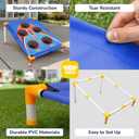 TOY Life Bean Bags Toss Carnival Games, Cornhole, Outdoor Toys for Kids Ages 4-8, Backyard Game Sports & Outdoor Play, Outside Toys for Ages 5-7, Family Lawn Yard Games Birthday Party, Gift for Boys