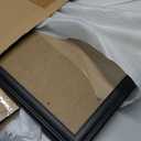 15x27 inch Picture Frame Solid Wood Black Panoramic Photo Frame,Suitable for Poster/Painting/Group Photo/Puzzle (A23B1527)