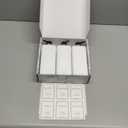 Shampoo and Conditioner Dispenser - Modern Gold Design Large 27oz Shower Soap Dispenser Set of 3, Refillable Empty Plastic Pump Bottles for Bathroom, 6 Waterproof Labels Included, Black