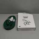 DEWENWILS 25Ft Outdoor Extension Cord Multiple Outlets, Evenly Spaced 3 Outlets Plugs with Safety Cover, 16/3 SJTW Weatherproof Wire for Outdoor String Lights and Holiday Decorations (Green)