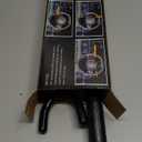 Tevlaphee Steering Wheel Lock Anti-Theft Device Security Car Lock Anti Theft Car Device Visible Antitheft Locking Devices Adjustable Car Wheel Lock for Cars with 3 Keys (Black)