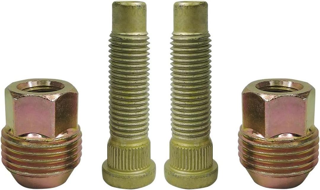 4PCS M12x1.5 Wheel Lug Stud Nut Set Compatible with Chevy Blazer Cruze Sonic Camaro HHR Malibu S10 Trax GMC Canyon Jimmy Sonoma Buick Lacrosse Lesabre Firebird Montana 611-109