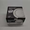 6 Inch Bathroom Exhaust Fan with Switch, Upgraded Exhaust Fan 35dB Low Noise IPX4 Waterproof Household Ventilation Fans, Window Ceiling Wall Mount Vent Fan for Attic Basement Garage Washroom P202A2 (White)