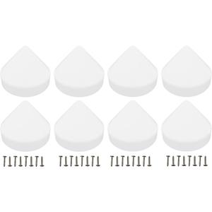 JSP Manufacturing 8 Pack Cone Marine Dock Piling Caps Now with More UV Protection 10+ Years Made in The USA, Dock Pylon Cover Caps for Marine Boat Docks, Floating Docks, Piers