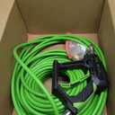 Tool Daily Sewer Jetter Kit for Pressure Washer 100 FT, Short Power Washer Gun, Drain Cleaner Hose 1/4 Inch NPT, Corner, Rotating and Button Nose Sewer Jetting Nozzle, 3600 PSI
