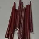 Howemon 14 Pack Dark Red Taper Candles 12 Inch Tall 3/4 Inch Thick Burn 10 Hours (Burgundy)